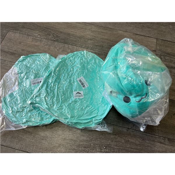 *NEW* Lot of 3 Squishy Plush Toys