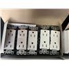 Image 2 : *NEW* Lot of 2 Boxes of Wall Outlet Plugs & Plates (10pcs plugs, 10pcs plates per box)