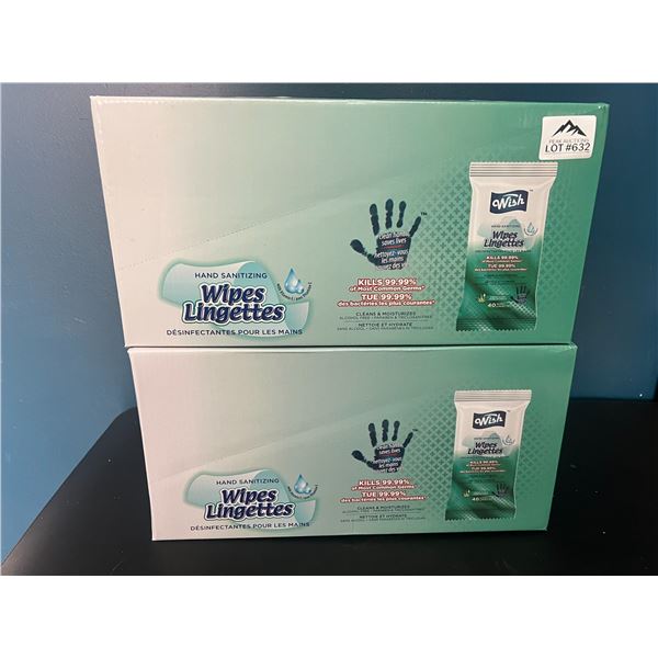 *NEW* Lot of 2 Cases Hand Sanitizing Wipes 40 count (24 packs)