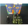 Image 1 : *NEW* Lot of 2 Sets Fayogoo Walkie Talkies for Kids w/ Flashlight & LCD Screen (Camo)