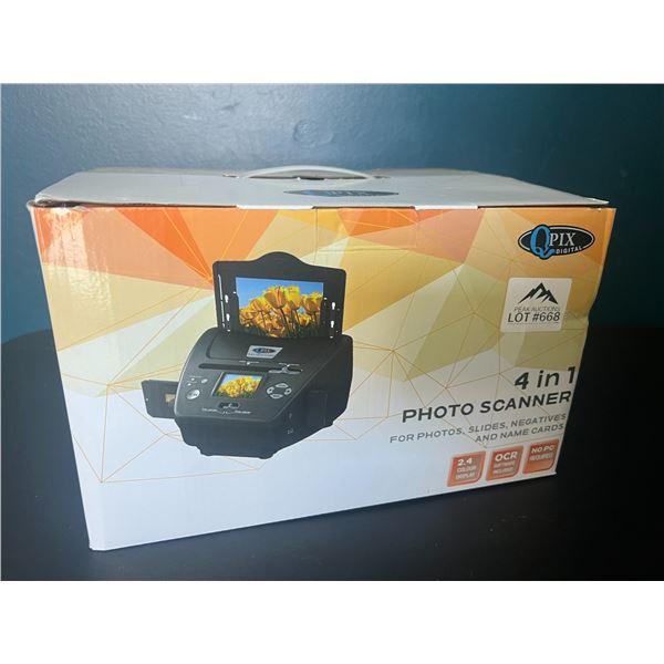 *NEW* Lot of 1 Qpix Digital 4-in-1 Photo Scanner