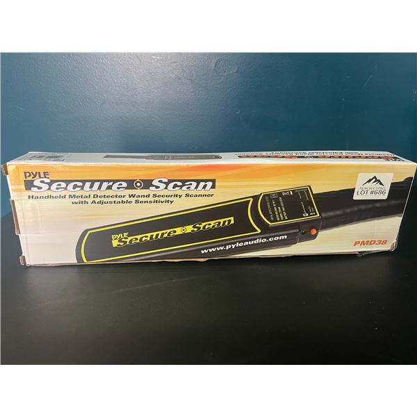 *NEW* Lot of 1 PYLE Secure Scan Handheld Metal Detector Wand/Security Scanner