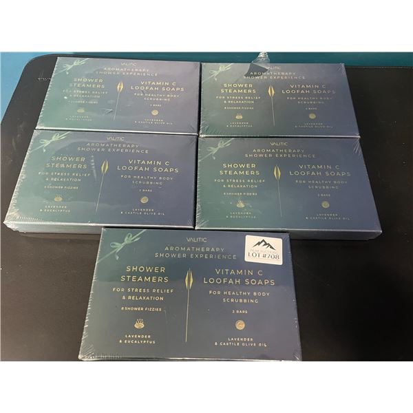 *NEW* Lot of 5 Boxes of Aromatherapy Shower Steamers