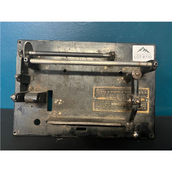 *USED* Lot of 1 Thomas Edison Phonograph Assembly Piece