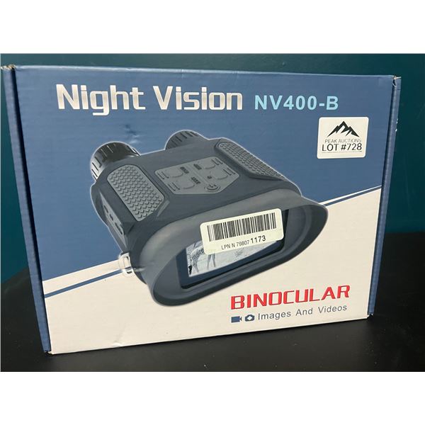 *NEW* Lot of 1 Solomark Night Vision Binoculars for Hunting (NV400-B )