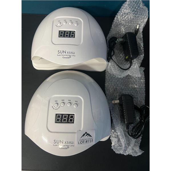 *NEW - OPEN BOX* Lot of 2 UV Nail Lamps