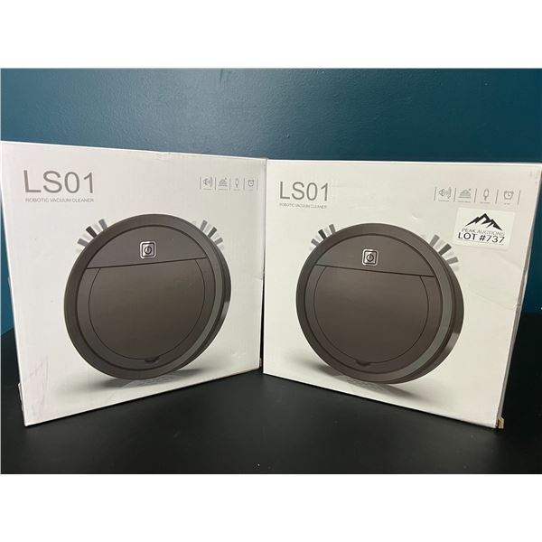 *NEW* Lot of 2 Robotic Vacuum Cleaners