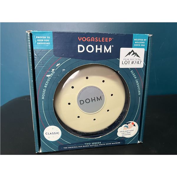 *NEW* Lot of 1 Yogasleep Dohm White Noise Sound/Sleep Machine