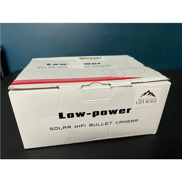 *NEW* Lot of 1 Solar Wi-Fi Bullet Camera