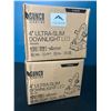 Image 1 : *NEW* Lot of 2 4" Ultra-Slim LED Downlights
