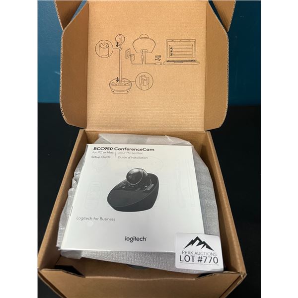 *NEW* Lot of 1 Logitech BCC950 ConferenceCam