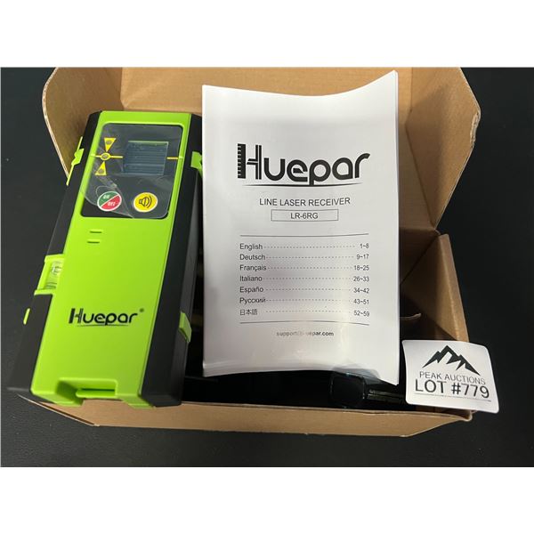 *NEW* Lot of 1 Huepar Line Laser Receiver Tool