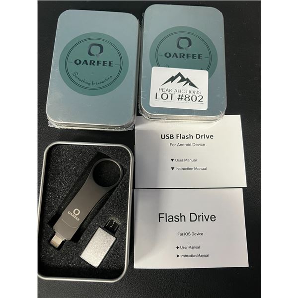 *NEW* Lot of 3 USB Flash Drives for iPhone (128GB)
