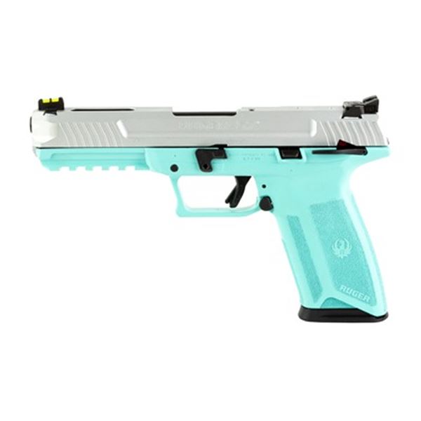 RUGER-57 5.7X28MM 20RD 4.94" TURQ SS