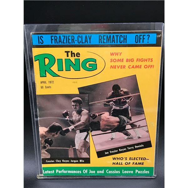 VINTAGE RING MAGAZINE (FRAZER/CLAY) 1972