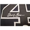 Image 2 : GEORGE GERVIN SIGNED ICE MAN BASKETBALL JERSEY (JSA COA)