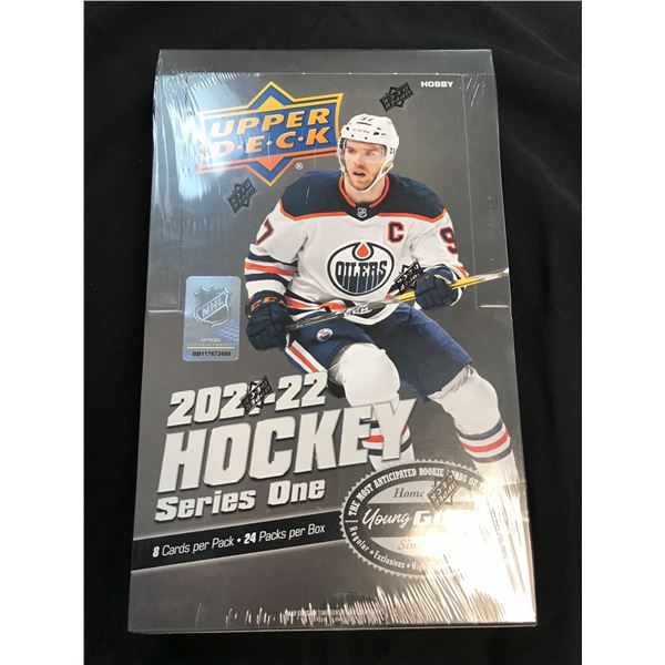 SEALED 2021-22 UPPER DECK SERIES 1 HOBBY BOX