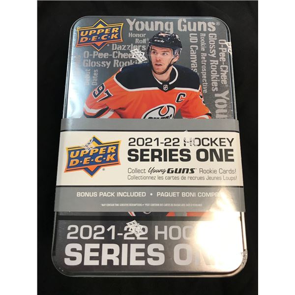 SEALED 2021-22 SERIES ONE HOCKEY TIN