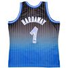 Image 1 : ANFERNEE HARDAWAY SIGNED ORLANDO MAGIC MITCHELL AND NESS JERSEY (JSA COA)