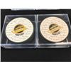 Image 1 : 1980/1981 VANCOUVER CANUCKS TEAM HOCKEY PUCKS LOT
