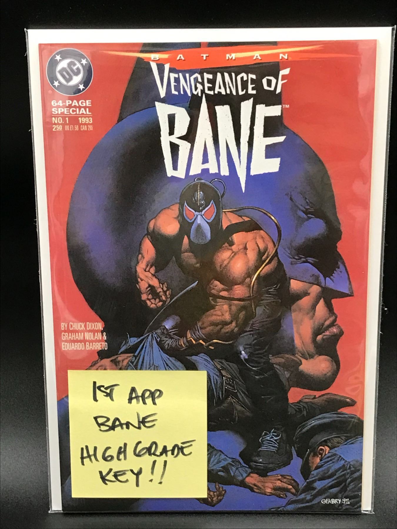 DC COMICS VENGANCE OF BANE #1 (1ST. APPEARANCE BANE)