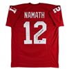 Image 1 : JOE NAMATH SIGNED ALABAMA JERSEY (BECKETT COA)