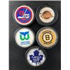 Image 1 : VINTAGE NHL HOCKEY PUCKS LOT