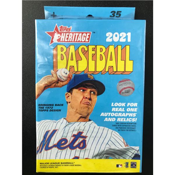 2021 TOPPS HERITAGE HANGER BOX