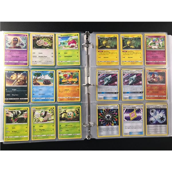 BINDER OF OVER 300 POKEMON CARDS SOME RARES HOLOS ETC.