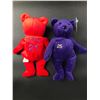 Image 1 : MARK MCGWIRE AND SAMMY SOSA LTD. EDITION BEANIE BABIES LOT