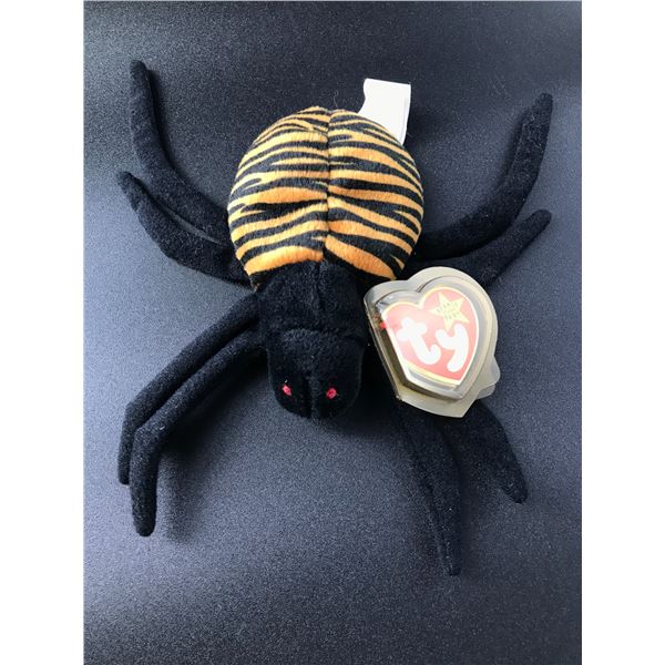 1996 RETIRED TY BEANIE BABIES SPINNER THE SPIDER