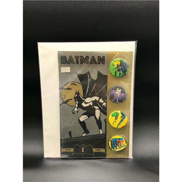 VINTAGE BATMAN BUTTON COLLECTION