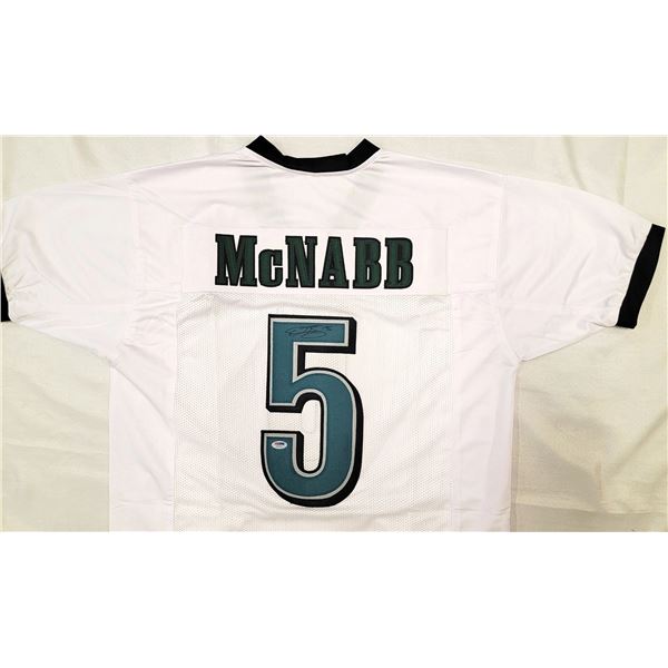 DONOVAN MCNABB SIGNED PHILADELPHIA EAGLES FOOTBALL JERSEY (BECKETT COA)