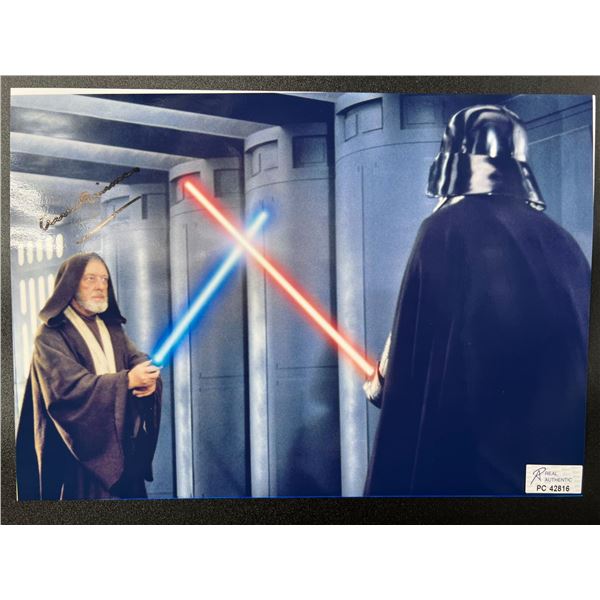 ALEC GUINNESS SIGNED STAR WARS 8 X 10 (RA COA)