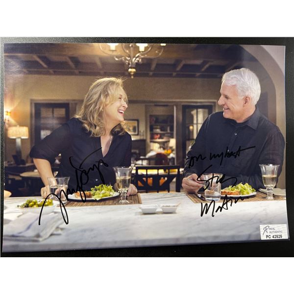 STEVE MARTIN AND MARRYL STREEP SIGNED 8 X 10 (RA COA)