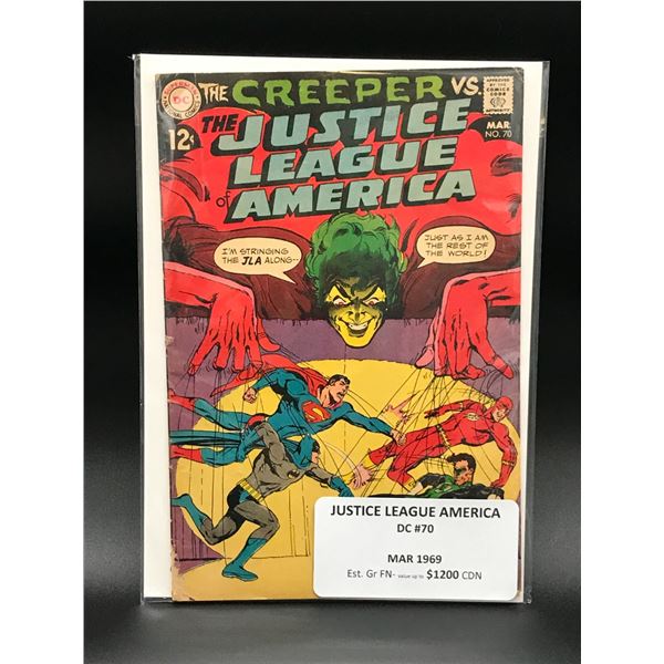 DC COMICS JUSTICE LEAGUE OF AMERICA #70