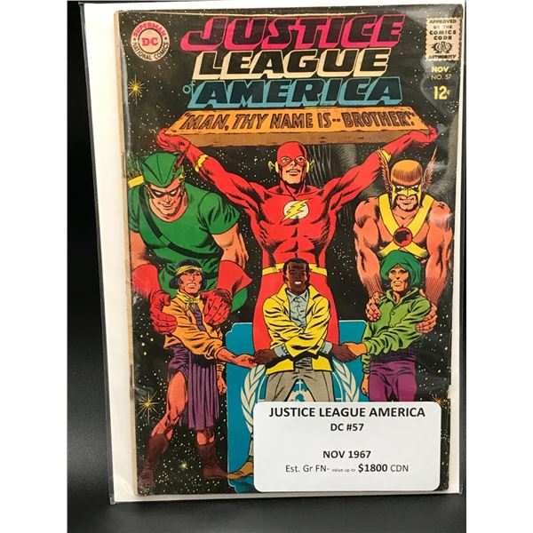 DC COMICS JUSTICE LEAGUE OF AMERICA #57