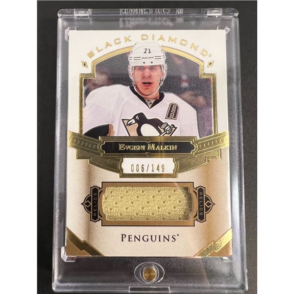 2016-17 UPPER DECK BLACK DIAMOND EVGENI MALKIN PATCH 6/149