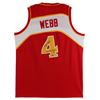 Image 1 : SPUD WEBB SIGNED ATLANTA HAWKS JERSEY (BECKETT COA )