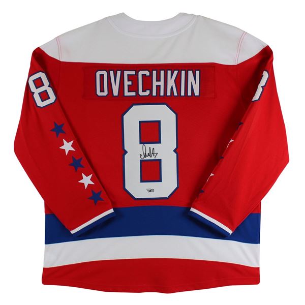 ALEXANDER OVECHKIN SIGNED WASHINGTON CAPITALS JERSEY (FANATICS COA)