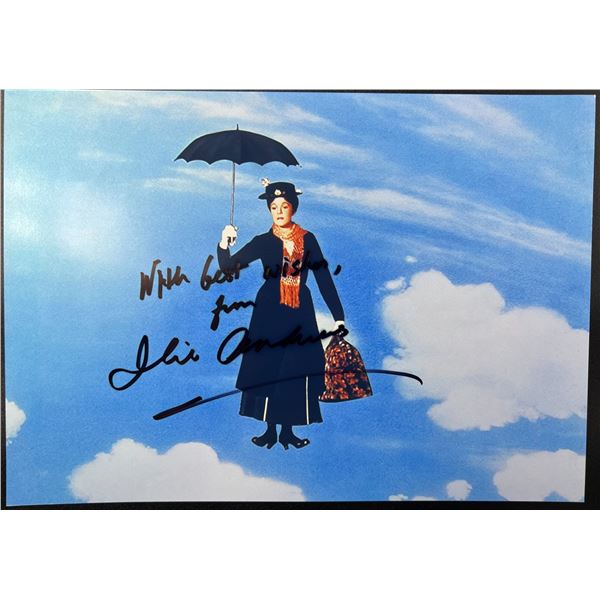 JULIE ANDREWS SIGNED MARY POPPINS 8 X 10 (RA COA)