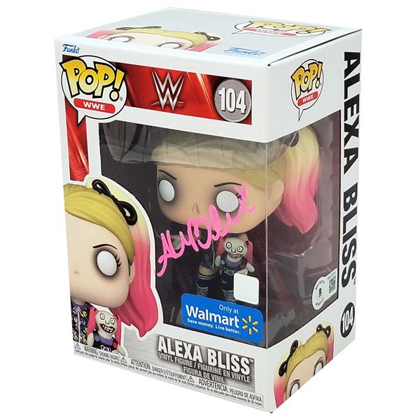 ALEXA BLISS SIGNED WWE FUNKO POP (BECKETT COA)