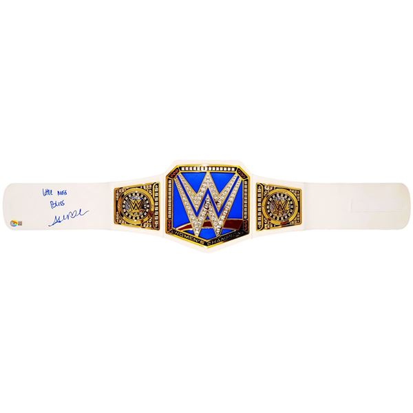 ALEXA BLISS SIGNED WWE REPLICA WRESTLING BELT (BECKETT COA)