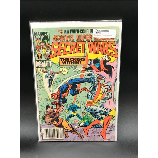 MARVEL COMICS SECRET WARS #3