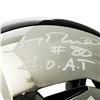 Image 2 : JERRY RICE AND RANDY MOSS SIGNED OAKLAND RAIDER FULL SIZE CHROME HELMET (BECKETT COA)