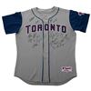 Image 1 : 2002 Toronto Blue Jays Multi-Signed Jersey )With Roy Halladay (Frozen Pond COA)
