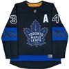 Image 2 : AUSTON MATTHEWS SIGNED TORONTO MAPLE LEAFS 3RD JERSEY (FANATICS COA)