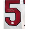 Image 2 : SHANE BIEBER SIGNED CLEVELAND INDIANS MAJESTIC JERSEY (BECKETT COA)