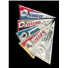 Image 1 : MINT CONDITION VINTAGE NHL PENNANTS LOT IN CASES