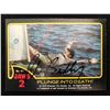 Image 1 : PETER BENCHLY SIGNED JAWS TRADING CARD (RA COA)